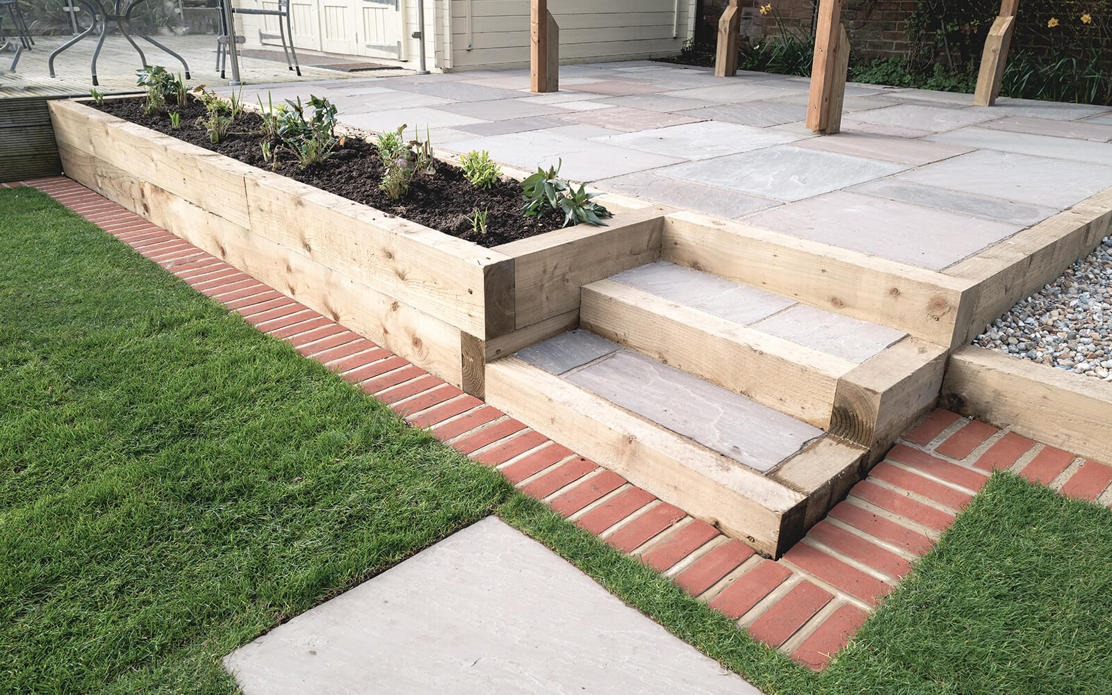 New Stone Landscaping Work